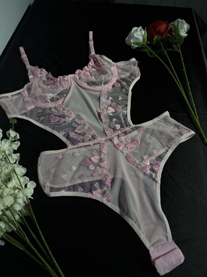 BUBBLE PİNK BODYSUIT