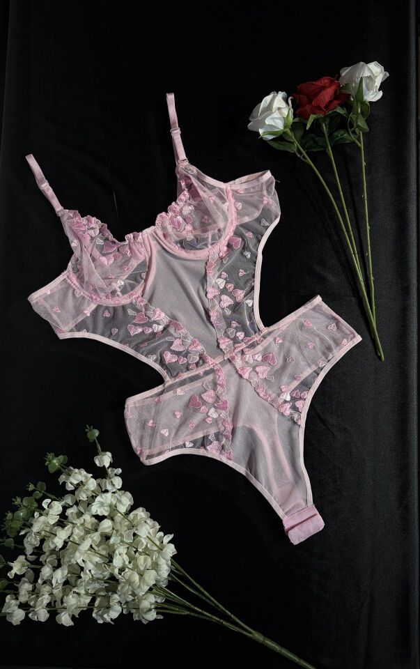 BUBBLE PİNK BODYSUIT
